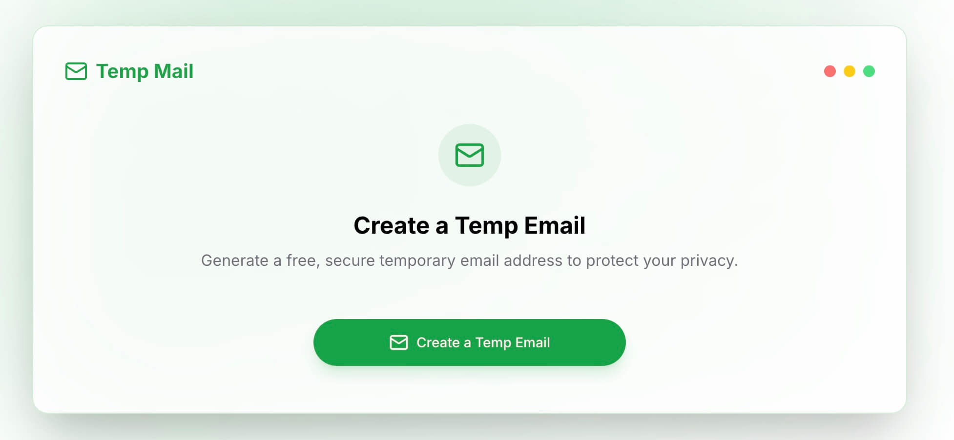 Create a Temp Email